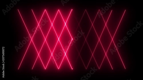 glowing lines in vibrant colors like blue, pink, or green, often with a slight glow effect,4k animation Horizontal glowing colorful neon line animation .Neon color lines as colorful laser wallpaper