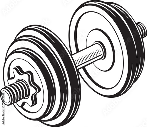 set of dumbbell