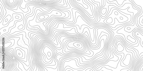 Stylized topographic elevation lines background graphic with topography elevation abstract geography cartography background geometric landscape analysis