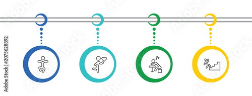 Canvastavla feeling and reaction icon set with stupid human, loved human, lazy human, blah s