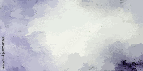 Tableau sur toile Abstract Dreamscape ethereal watercolor washes in soft purples and whites blend into a mesmerizing, dreamlike texture, inviting contemplation and wonder