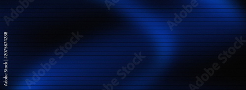 Abstract Dark Navy Blue Neon Wave on LED Screen Texture Background with Scanlines