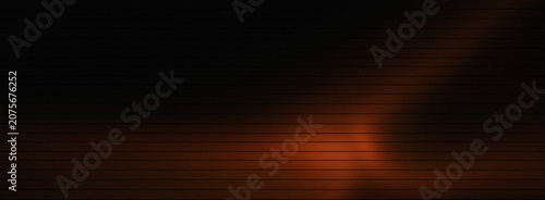 Abstract Minimalist Dark Amber Light Flare on LED Screen Texture Background with Scanlines