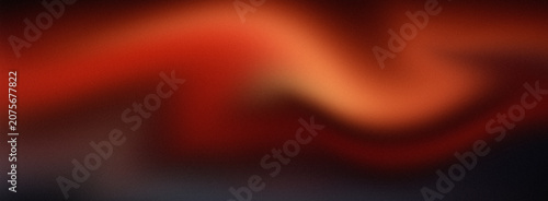 Abstract Liquid Orange Energy Wave on Dark LED Screen Texture Background with Scanlines