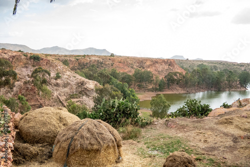 Foto Reservoir in a village on the outskirts of Asmara, Eritrea