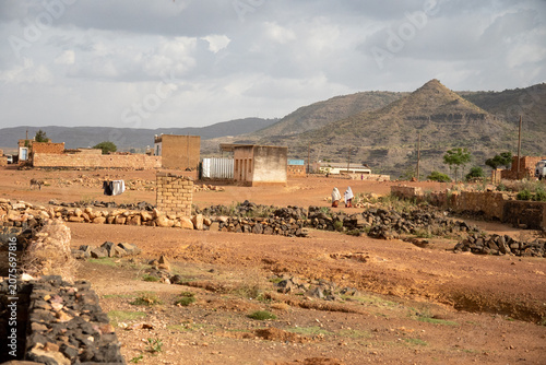 Foto Village on the outskirts of Asmara, Eritrea