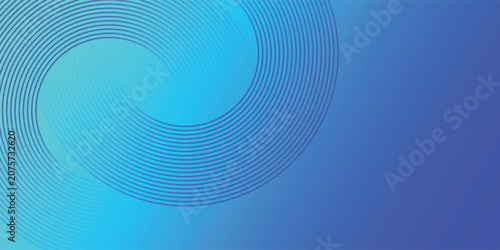 Abstrak Lingkaran Teknologi Biru Profil Fintech Latar Belakang Abstrak Piksel bagus