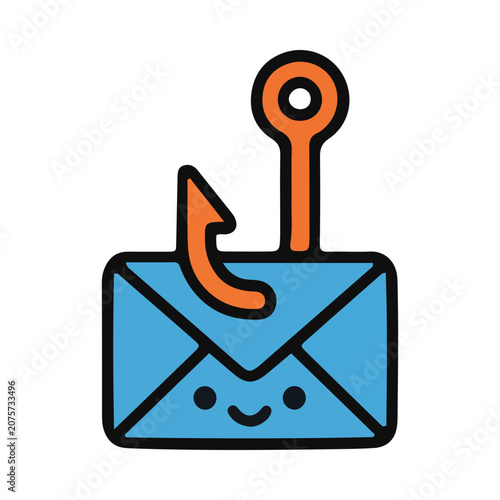 Phishing Email Security Threat Concept Illustration