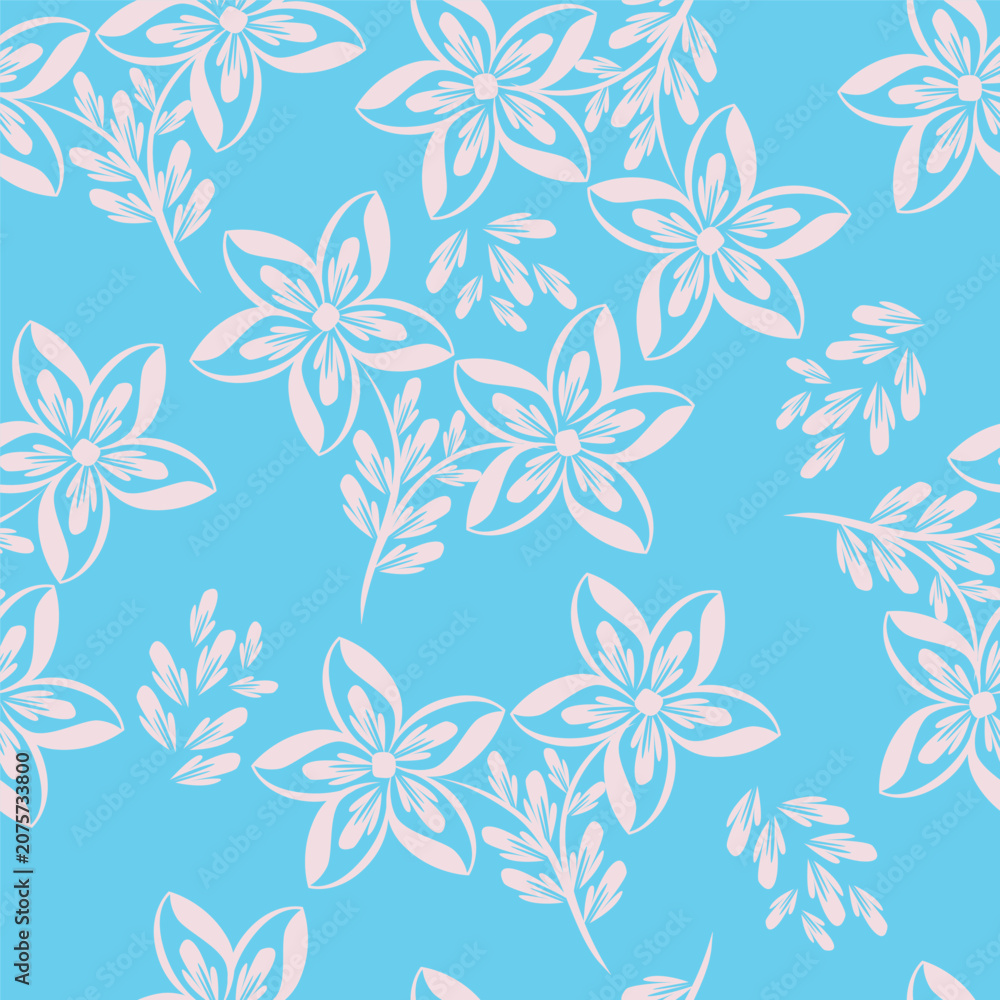 Fototapeta premium seamless floral pattern