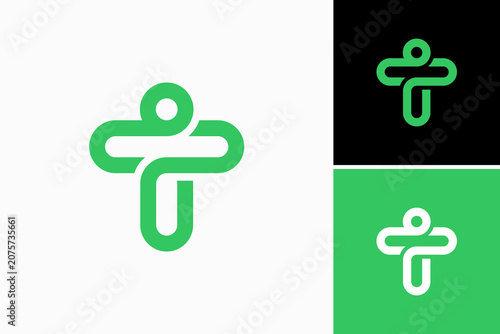 T People Vector Logo Premium