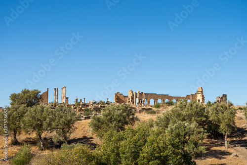 The ruins of Volubilis, near Meknes, Morocco