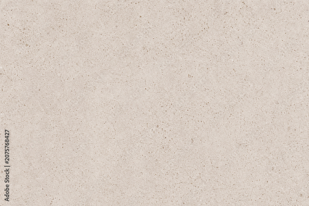 Fototapeta premium Light beige recycled paper texture background with fine natural speckles and empty space for text or design layout