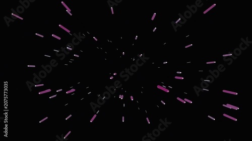 Abstract digital background with dynamic neon light streaks