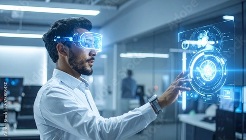 Man using virtual reality headset (1)