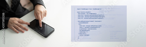 Photos programming for task manager user interface, handling form submission, input va