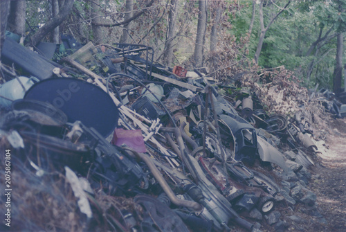Scraps of American Culture Panorama of Hope - Pollution and Environmental Impact Study 35mm Film Negative Digital Scan