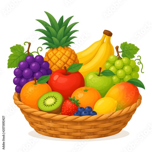 fruits in basket