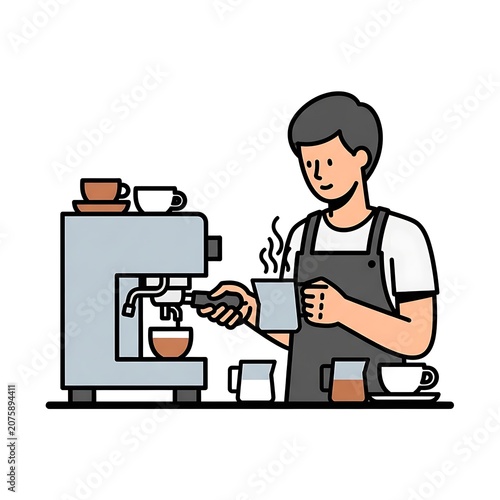 Business professional working on laptop computer.