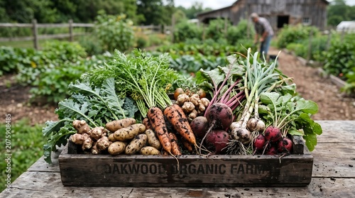 Premium Luxury Fresh Organic Vegetables Harvested From A Farm For Healthy Eating