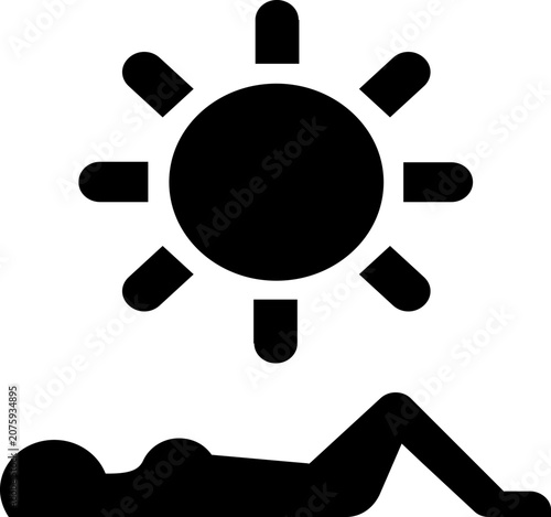 Summer Time Filled Vectors 