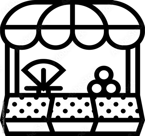 Business structure line editable icon set. Containing Company,