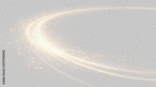 Photos Elegant transparent png with golden sparkling swirl overlay and shining light tr