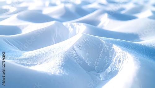 Snowy landscape with rolling dunes texture.