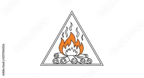 campfire warning sign