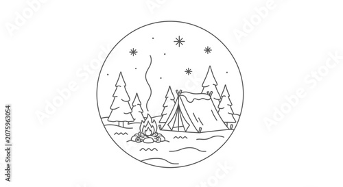 camping in the snow, winter camping