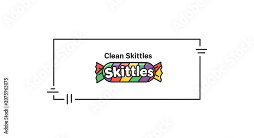 Candy Circuit: Skittles and Electrical Symbols