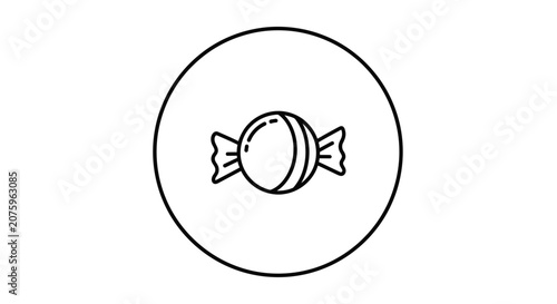 candy icon in a circle
