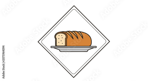 bread on plate