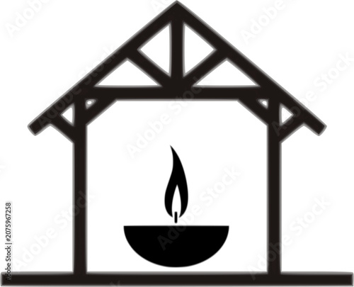 This concept symbolizes warmth, home, spirituality, hope, guidance, and sanctuary.