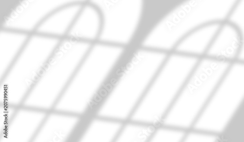 Vector abstract background with window frame light and shadow overlay