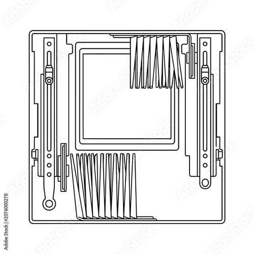 Camera Sensor Stabilization Assembly Line Diagram
