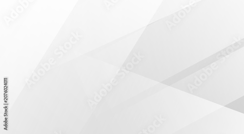 Canvastavla Modern abstract white and light grey geometric background with subtle overlappin