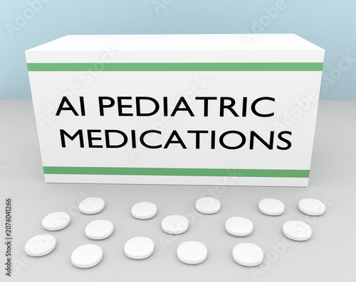 AI Pediatric Medications concept