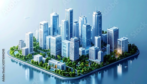 A futuristic cityscape on a smartphone (1)