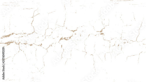 Photos cracked weathered white surface with irregular fissures and light brown tones di