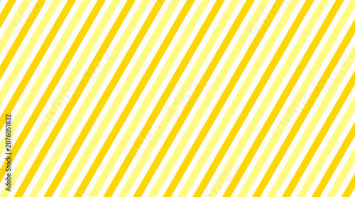 Schilderij op canvas ストライプ斜め背景模様_しましま_オレンジ色黄色