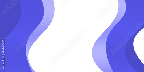 Photos A clean and high-end digital vector template featuring a retro groovy blue wavy background with a spacious center negative space