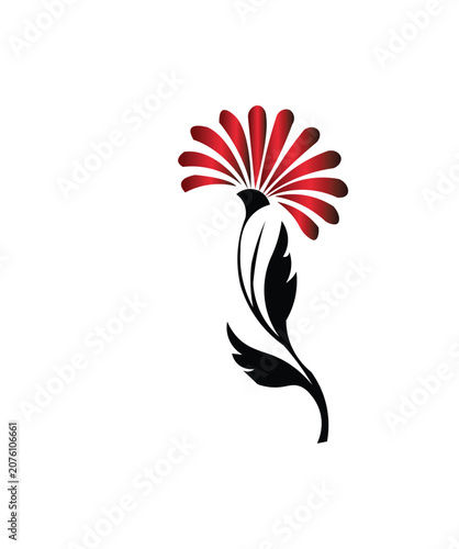 abstract flower vector