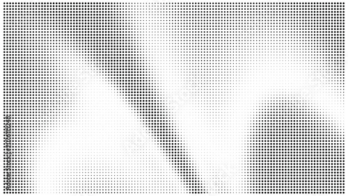 Εκτύπωση καμβά Monochrome halftone gradient background with soft focus effect halftone gradient