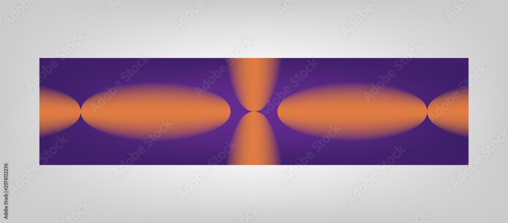 Obraz premium Modern Abstract Gradient LinkedIn Cover Background Template with Purple and Orange Geometric Minimal Design for Professional Profile Banner