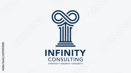 logo consulting infinity for branding