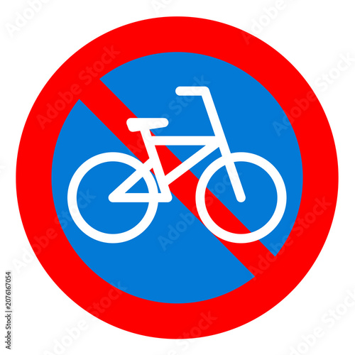 Obraz na płótnie 自転車 放置禁止 標識 マーク