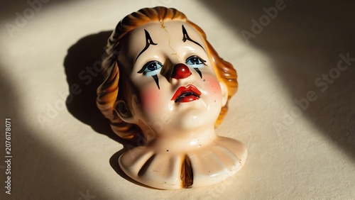 Sad Clown Figurine