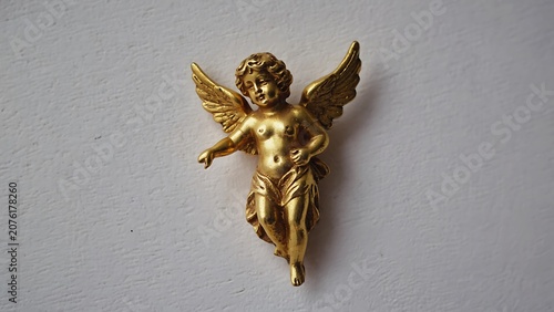 Golden Angel Figurine