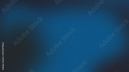 Quadro su tela Abstract dark blue background with soft gradient and subtle film grain texture