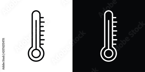 Canvastavla Temperature icon